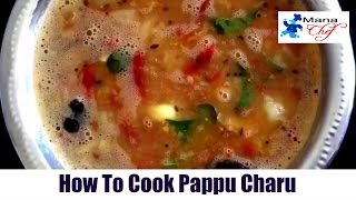 Pappu Charu Andhra Style Cooking Recipe [upl. by Patric]