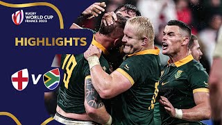 Pollard penalty lifts Springboks to final  England v South Africa  Rugby World Cup 2023 Highlights [upl. by Bernarr425]