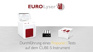 Durchführung eines Troponin I Tests auf dem Eurolyser CUBES Instrument [upl. by Madonia]