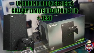 Unboxing et Test complet de la Xbox One Series X Galaxy 2 TB Limited Edition [upl. by Inalaehon]