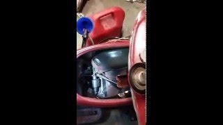 Facet 60304 Fuel pump install Vespa P200E [upl. by Janet668]