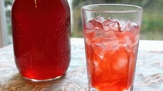 Strawberry Syrup  How to Make Fresh Strawberry Syrup and Strawberry Soda [upl. by Yaned238]