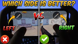 Left vs Right Fire Button PUBG Mobile amp BGMI Which is better GuideTutorial Tips amp Tricks Handcam [upl. by Gittel]