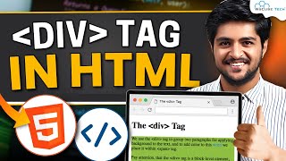 HTML DIV Tag Tutorial How to Use Position amp Style Div Elements Full Guide in Hindi  HTML amp CSS [upl. by Quartus]