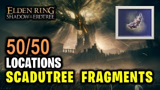 All 50 Scadutree Fragments Locations Guide  Elden Ring DLC [upl. by Perl]