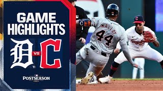 Tigers vs Guardians ALDS Game 2 Highlights 10724  MLB Highlights [upl. by Burtie]