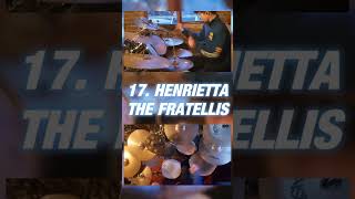 Henrietta  The Fratellis drums drumcover drummer indie indiemusic [upl. by Georgeanna]