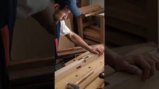 Scarf joint assembly joinery woodworking woodwork wood workshop workbench [upl. by Frodi]