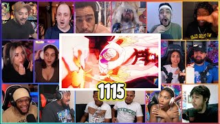 GARP VS AOKIJI  One Piece Episode 1115  REACTION MASHUP [upl. by Lonny]