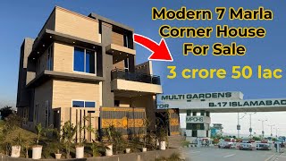 Corner 7 marla house for sale designer house for sale b17 block F islamabad [upl. by Conlon194]