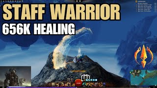 Guild Wars 2  Staff Warrior PvP  A lot of heal I cant die [upl. by Aliban]