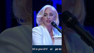 Lady Gaga’s speech at One America Appeal 2017 💙 shorts [upl. by Aranahs]