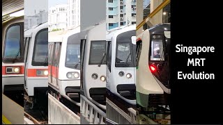 Evolution of the Singapore MRT 1980s  2020s [upl. by Jessalin]