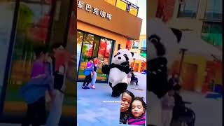 white panda 😅shortsfeed funny comedy cutepanda [upl. by Anitsrihc]