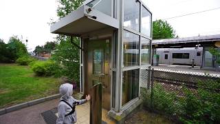 Sweden Stockholm Bålsta train station 2X Schindler elevator [upl. by Loggins]