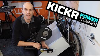 Wahoo Kickr Smart Trainer Setup For Beginners Indoor Cycling [upl. by Akimrej]