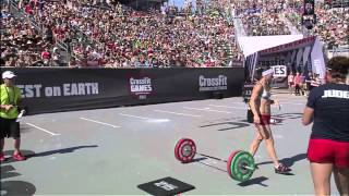 2012 CrossFit Games  Clean Ladder Women [upl. by Dyche]