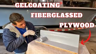 Gelcoating Fiberglassed Plywood DIY Like a Pro [upl. by Llezniuq]