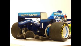 RC Car F1 Tamiya Benetton B195 F103 gyro drifting [upl. by Mikiso283]