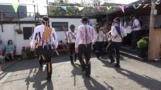 The Silurian Border Morrismen dance quotUpton Stick Dancequot at Bromyard Folk Festival 2023 [upl. by Aldrich]