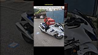 Rich Zomato food delivery Scam on Hayabusa superbike shorts bike rider zomato hayabusa swiggy [upl. by Adnawad725]