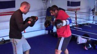 Boxing Pad workout at BKK Fighters Colchester [upl. by Adnical644]