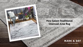 New Salem Traditional Charcoal Area Rug [upl. by Uhthna]