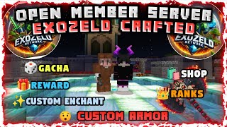 Open Member Server MCPE 12130 Terbaru  SERVER KEREN MIRIP BRUTAL LEGEND [upl. by Ynotna]