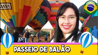 Passeio de Balão em Boituva  SP [upl. by Jerrilee314]