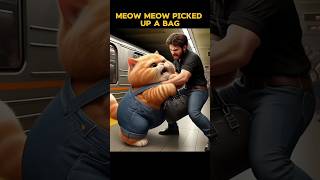 meow meow picked up a bag shots cat trending [upl. by Bullion838]