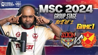 MSC 2024 SRG vs SYS GAME 1 [upl. by Emmer]