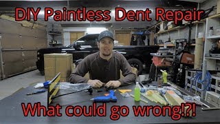 DIY Paintless Dent Repair By Beginner [upl. by Lerrej176]