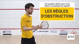 SQUASH  Les règles dobstruction 2 de 12 [upl. by Hayley943]