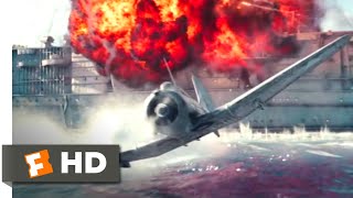 Midway 2019  Destroying the Akagi Scene 710  Movieclips [upl. by Torrlow]