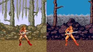 Golden Axe  12 Versions Gameplay HD [upl. by Decca]