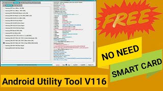 Android Utility Tool v116 No Smart Card Edition  No need smart card [upl. by Syned]