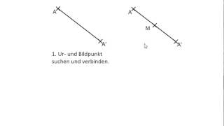 23 Konstruktion einer Spiegelachse [upl. by Socrates]