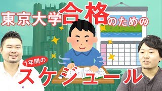 【大学受験の王道】東大合格のための1年間のスケジュール！【開成東大卒が語る】 [upl. by Jard]