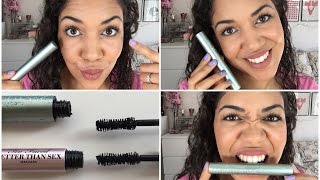 Too Faced Better Than Sex WATERPROOF Mascara  Review  Demo  Comparison [upl. by Akital]