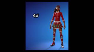 Top 5 skins to wear Jordan’s with fortnite jordans [upl. by Edniya]