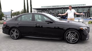 The 2022 MercedesBenz CClass Is Surprisingly Luxurious [upl. by Zehe]