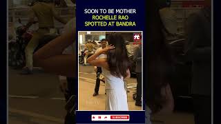 SOON TO BE MOTHER ROCHELLE RAO SPOTTED AT BANDRA  Hit TV National [upl. by Adgam]