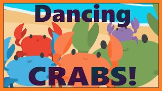 Crab Dance Song Dance Along  Cute Dancing Animals Animation for Kids and Toddlers │Smiley Rhymes [upl. by Eissel]