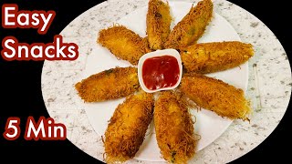 Easy Evening Snacks  10 minutes Evening snack  Easy Snack recipes  Variety Snack Recipes [upl. by Faux]