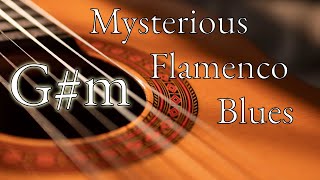 Flamenco Blues Backing Track in Gminor Mysterious amp Melancholic [upl. by Kenwood]