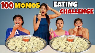 100 MOMOS EATING CHALLENGE  Biggest Momo Eating Challenge  Gone Wrong 😭 [upl. by Lavicrep278]