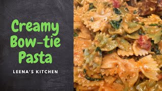 Creamy Bow Tie Pasta  How to Make Creamy Pasta  Dinner tonight  One Pot Meal  Easy Recipe [upl. by Eejan]