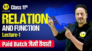 Class 11th Maths  Relation and Function Basic to advance Lecture 1 by Ushank sir Science and Fun [upl. by Thgiwed]