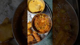 Kadhi chawal thali shorts youtubeshorts food [upl. by Madaih531]