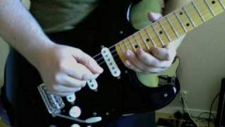 David Gilmour  Guitar tutorial Comfortably Numb quotwaving partquot [upl. by Esertak]